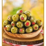 Duble Biberli Yeşil Zeytin 1 Kg.